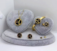 Stainless steel jewelry necklace earring bracelet ring Wholesale