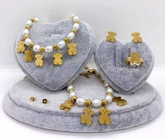 Stainless steel jewelry necklace earring bracelet ring Wholesale