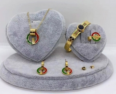 Stainless steel jewelry necklace earring bracelet ring Wholesale