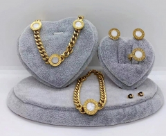 Stainless steel jewelry necklace earring bracelet ring Wholesale