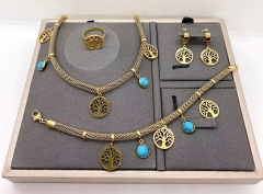 Stainless steel jewelry necklace earring bracelet ring Wholesale