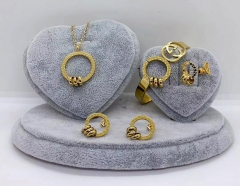 Stainless steel jewelry necklace earring bracelet ring Wholesale