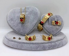 Stainless steel jewelry necklace earring bracelet ring Wholesale