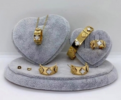Stainless steel jewelry necklace earring bracelet ring Wholesale