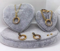 Stainless steel jewelry necklace earring bracelet ring Wholesale