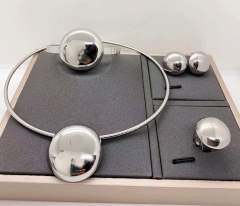 Stainless steel jewelry necklace earring bracelet ring Wholesale