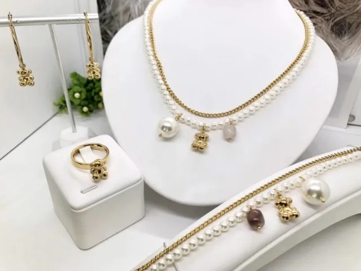 Stainless steel jewelry necklace earring bracelet ring Wholesale
