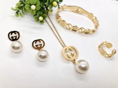 Stainless steel jewelry necklace earring bracelet ring Wholesale