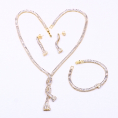 Copper jewelry necklace earring Bracelet set Wholesale