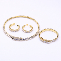 Copper jewelry necklace earring Bracelet set Wholesale