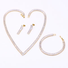 Copper jewelry necklace earring Bracelet set Wholesale