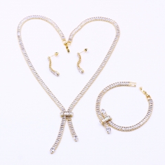 Copper jewelry necklace earring Bracelet set Wholesale