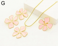 Stainless steel jewelry necklace earring ring set Wholesale