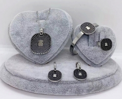 Tous Stainless steel jewelry necklace earring Bracelet ring set Wholesale