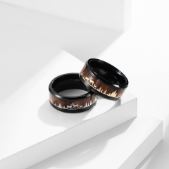 Stainless steel jewelry women ring wholesale，Forest Elk Group Titanium Steel Ring