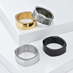 Stainless steel jewelry women ring wholesale，Square stainless steel ring