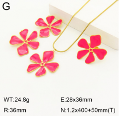 Stainless steel jewelry necklace earring ring set Wholesale