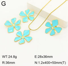 Stainless steel jewelry necklace earring ring set Wholesale