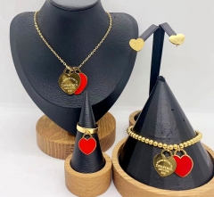 Stainless steel jewelry necklace earring Bracelet ring Wholesale
