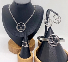 Stainless steel jewelry necklace earring Bracelet ring Wholesale