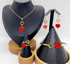 Stainless steel jewelry necklace earring Bracelet ring Wholesale