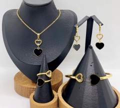 Stainless steel jewelry necklace earring Bracelet ring Wholesale