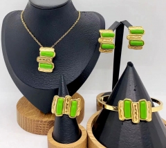 Stainless steel jewelry necklace earring Bracelet ring Wholesale