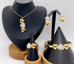 Stainless steel jewelry necklace earring Bracelet ring Wholesale