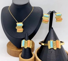 Stainless steel jewelry necklace earring Bracelet ring Wholesale