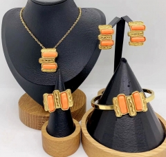 Stainless steel jewelry necklace earring Bracelet ring Wholesale