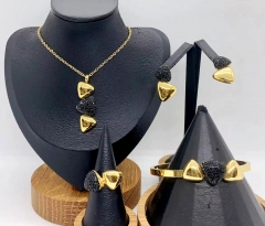 Stainless steel jewelry necklace earring Bracelet ring Wholesale