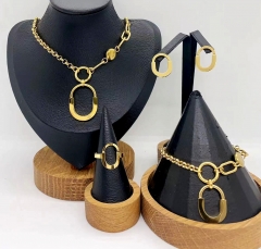 Stainless steel jewelry necklace earring Bracelet ring Wholesale