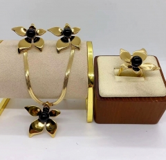 Stainless steel jewelry necklace earring ring Wholesale