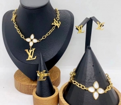 Stainless steel jewelry necklace earring Bracelet ring Wholesale
