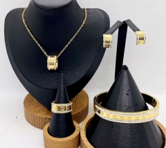 Stainless steel jewelry necklace earring Bracelet ring Wholesale