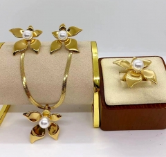 Stainless steel jewelry necklace earring ring Wholesale