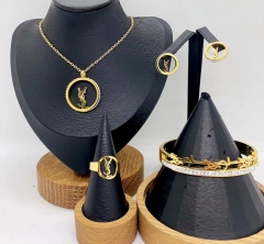 Stainless steel jewelry necklace earring Bracelet ring Wholesale