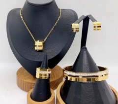 Stainless steel jewelry necklace earring Bracelet ring Wholesale