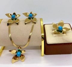 Stainless steel jewelry necklace earring ring Wholesale