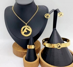 Stainless steel jewelry necklace earring Bracelet ring Wholesale