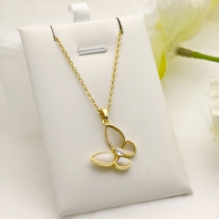 stainless steel necklace + copper pendant wholesale