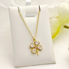 stainless steel necklace + copper pendant wholesale