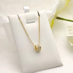stainless steel necklace + copper pendant wholesale