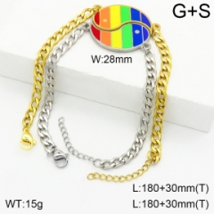 Stainless steel jewelry couple bracelets set wholesale