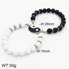 Stainless steel jewelry couple bracelets set wholesale