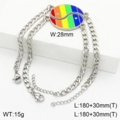 Stainless steel jewelry couple bracelets set wholesale