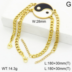 Stainless steel jewelry couple bracelets set wholesale