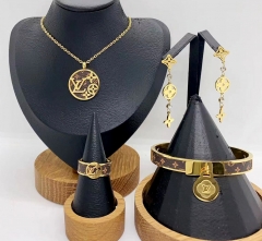 Stainless steel jewelry necklace earring Bracelet ring Wholesale