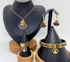 Stainless steel jewelry necklace earring Bracelet ring Wholesale