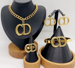 Stainless steel jewelry necklace earring Bracelet ring Wholesale
